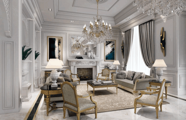 Classic Living Room Set Royal p13379 By ESF Furniture 15