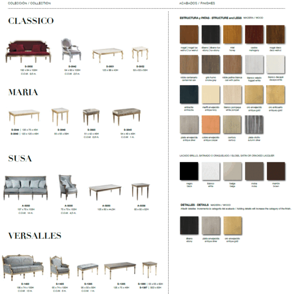 Classic Living Room Set Royal p13379 By ESF Furniture 24