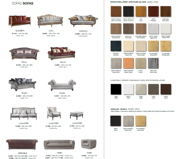 Classic Living Room Set Royal p13379 By ESF Furniture 26