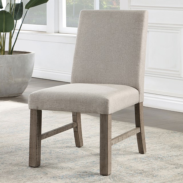 San Antonio Side Chair CM3251GY-SC-2PK By Furniture Of America