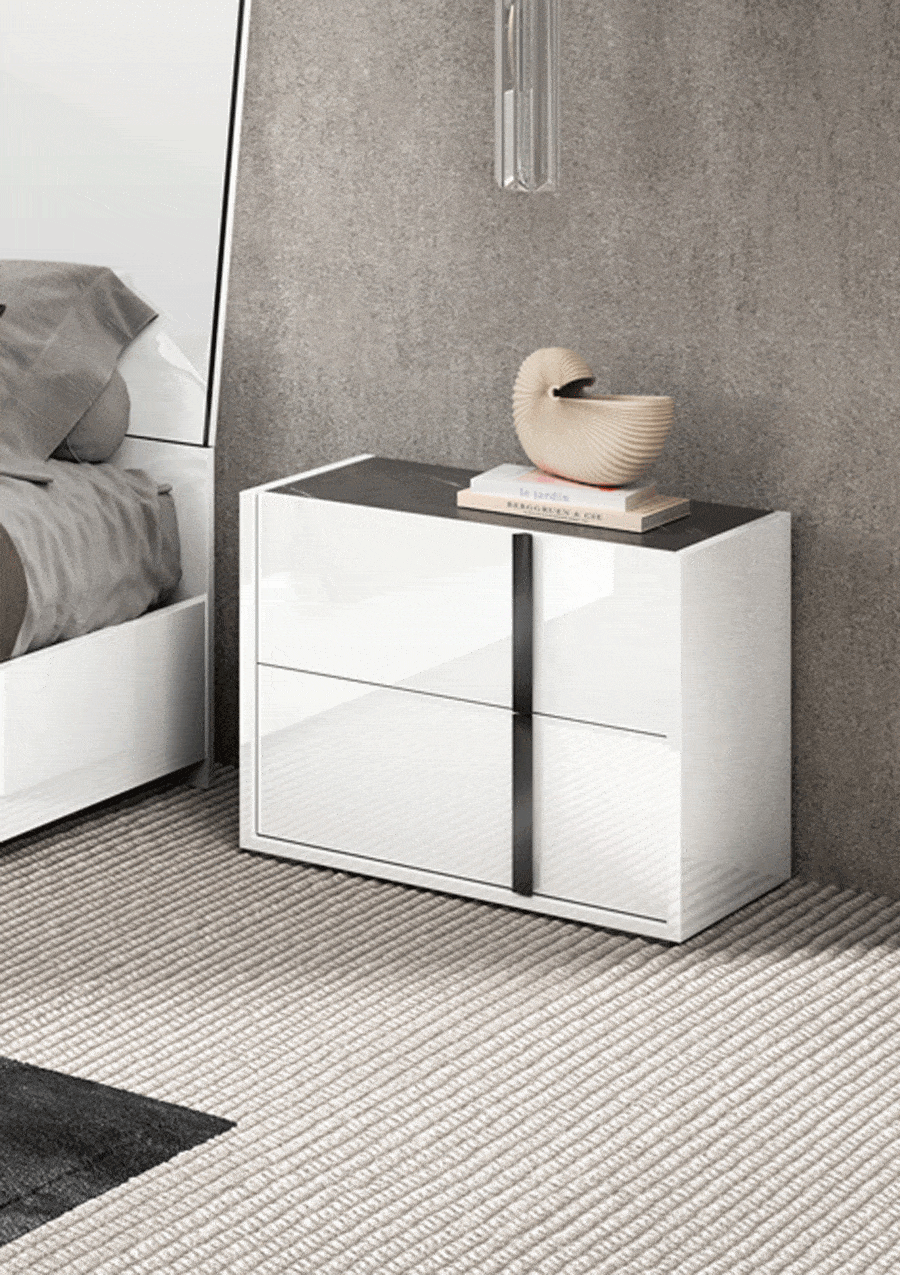 Bianca Marble Nightstand i38450 By ESF Furniture