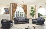 Apolo Black Living Room Set p9139 By ESF Furniture Living Room & Sofa Sets Mobilia Cleopatra 23 Apolo Black Living Room Set p9139 By ESF Furniture 23