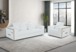 1005 White Living Room p12899 By ESF Furniture 12