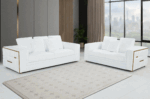 1005 White Living Room p12899 By ESF Furniture 13