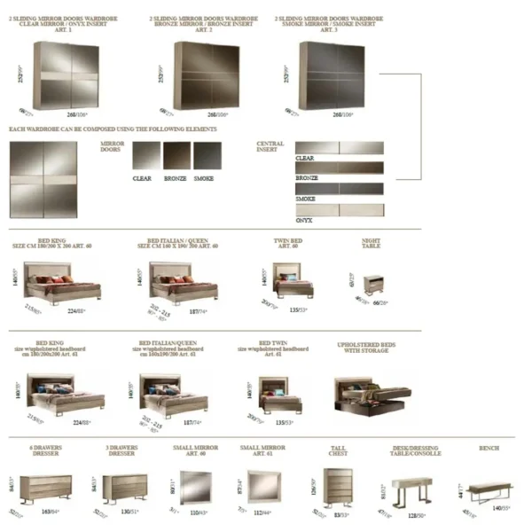 High Gloss Lacquer Luce Dining Room Set