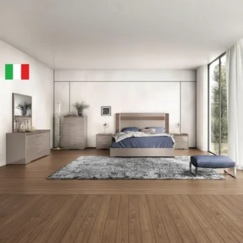 High Gloss Lacquer Nora Bedroom Set