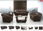 262 Full Leather Living Room Set p4378 By ESF Furniture Living Room & Sofa Sets Mobilia Cleopatra 24 262 Full Leather Living Room Set p4378 By ESF Furniture 24