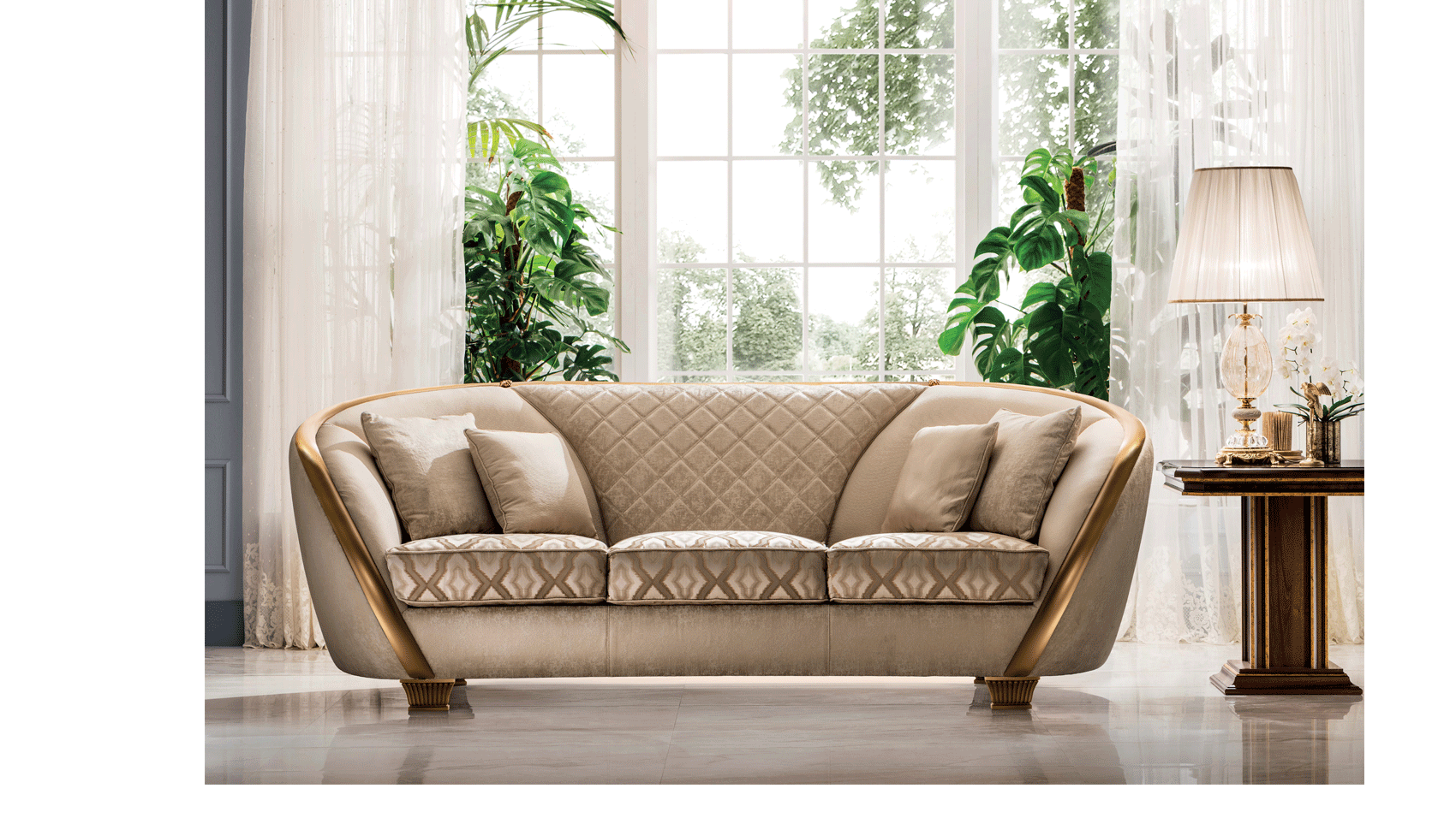 Elisium Living Room Set p12057 By ESF Furniture