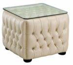 258 Full Ivory Leather Living Room Set p4377 By ESF Furniture 22