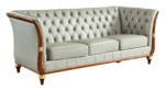 Mat, Shiny 401 Gray Leather Living Room Set p11520 By ESF Furniture 26