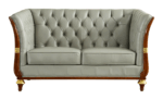 Mat, Shiny 401 Gray Leather Living Room Set p11520 By ESF Furniture 27