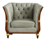 Mat, Shiny 401 Gray Leather Living Room Set p11520 By ESF Furniture 29
