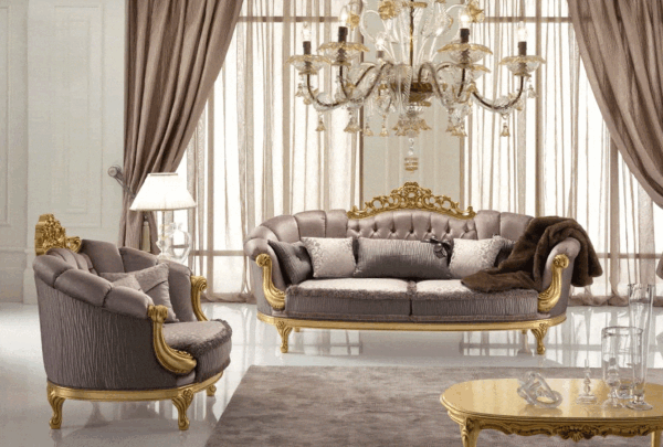 Italian Style Living Room Set Alexander p12555 By ESF Furniture 10