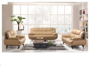 405 Beige/Brown Living Room Set p3567 By ESF Furniture