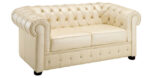 258 Full Ivory Leather Living Room Set p4377 By ESF Furniture 20