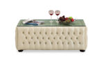 258 Full Ivory Leather Living Room Set p4377 By ESF Furniture 23