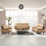 Beige/Brown Living Room Set