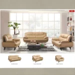 Beige/Brown Living Room Set