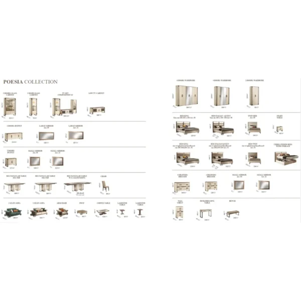 Poesia Living Room Additional items