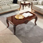 Mat, Shiny 401 Gray Leather Living Room Set By ESF Furniture