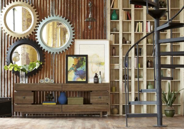 Epicenters Williamsburg Ent. Console By Art Furniture 7