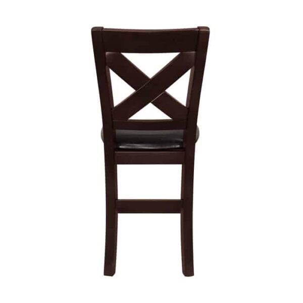 warm merlot Crown Point Collection Counter Height Chair By Homelegance 12