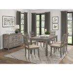 Gray Bainbridge Collection 5pc Set (TB+4S) Dining Set By Homelegance Dining Room Furniture Mobilia Cleopatra 11 Gray Bainbridge Collection 5pc Set (TB+4S) Dining Set By Homelegance 11