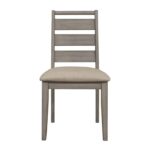 Gray Bainbridge Collection Side Chair By Homelegance Dining Room Furniture Mobilia Cleopatra 9 Gray Bainbridge Collection Side Chair By Homelegance 9