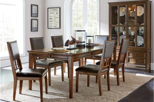 Brown Cherry Frazier Park Collection Hutch By Homelegance 9