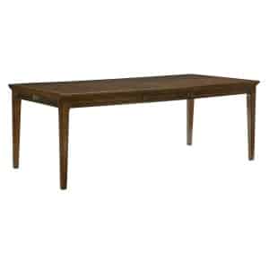 Brown Cherry Frazier Park Collection Dining Table, Mindy Veneer By Homelegance
