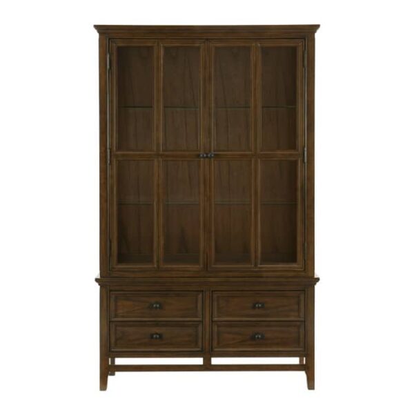 Brown Cherry Frazier Park Collection Hutch By Homelegance 7