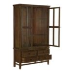 Brown Cherry Frazier Park Collection Hutch By Homelegance Curio & Buffet Mobilia Cleopatra 14 Brown Cherry Frazier Park Collection Hutch By Homelegance 14