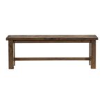 Brushed Brown Jerrick Collection Bench All Rubberwd Solid By Homelegance 13