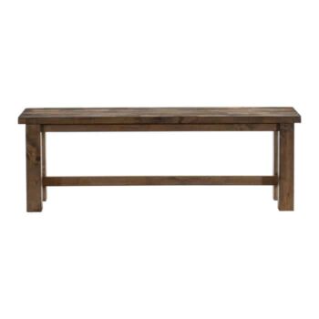 Brushed Brown Jerrick Collection Bench All Rubberwd Solid By Homelegance