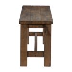 Brushed Brown Jerrick Collection Bench All Rubberwd Solid By Homelegance 14