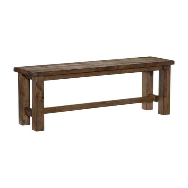 Brushed Brown Jerrick Collection Bench All Rubberwd Solid By Homelegance 10