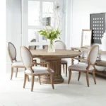 Architrave Round Almond Dining Table By Art Furniture - Image 5