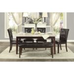 Dark cherry Finish Decatur Collection Bench By Homelegance Dining Chair & Bench Mobilia Cleopatra 17 Dark cherry Finish Decatur Collection Bench By Homelegance 17