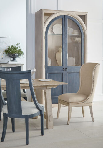 Alcove Belgian Ivory China Cabinet By Art Furniture