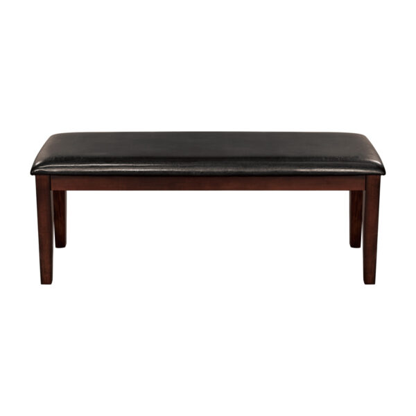 Cherry finish Mantello Collection Bench By Homelegance 4