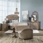 Arch Salvage-Wren Brown Dresser-Parch By Art Furniture - Image 5