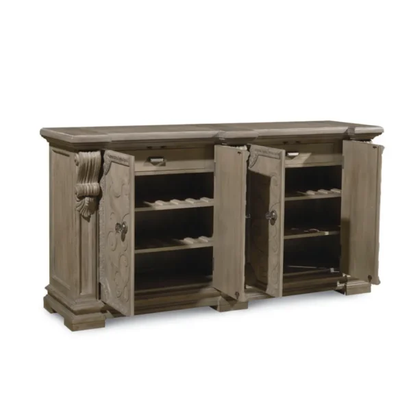 Arch Salvage-Wren Light Brown Buffet By Art Furniture - Image 3