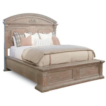 Arch Salvage Chambers Brown Panel Bed-Parch