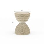 Cotiere-Round End Table By Art Furniture End Tables Mobilia Cleopatra 8 Cotiere-Round End Table By Art Furniture 8
