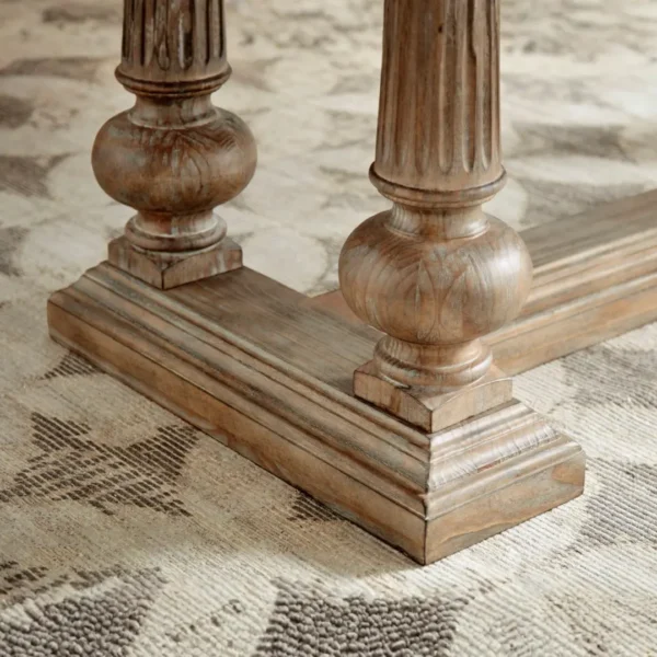 Architrave Almond Trestle Dining Table By Art Furniture - Image 5