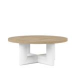 Garrison Round Cocktail Table Wood Top By Art Furniture 9