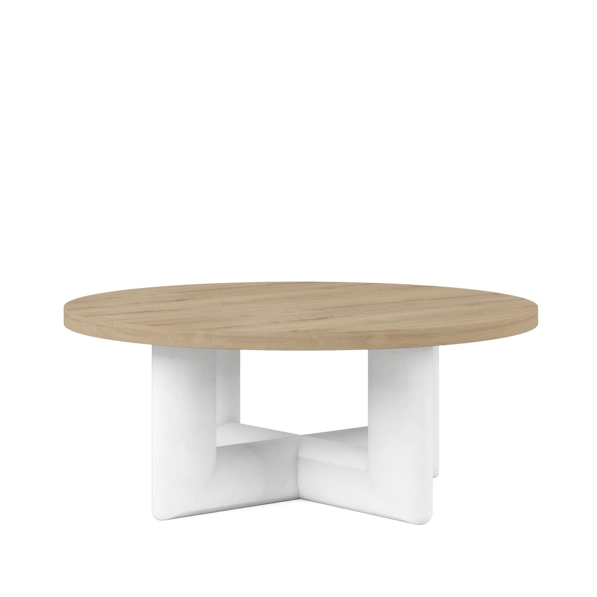 Garrison Round Cocktail Table Wood Top By Art Furniture