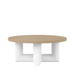 Garrison Round Cocktail Table Wood Top By Art Furniture 10