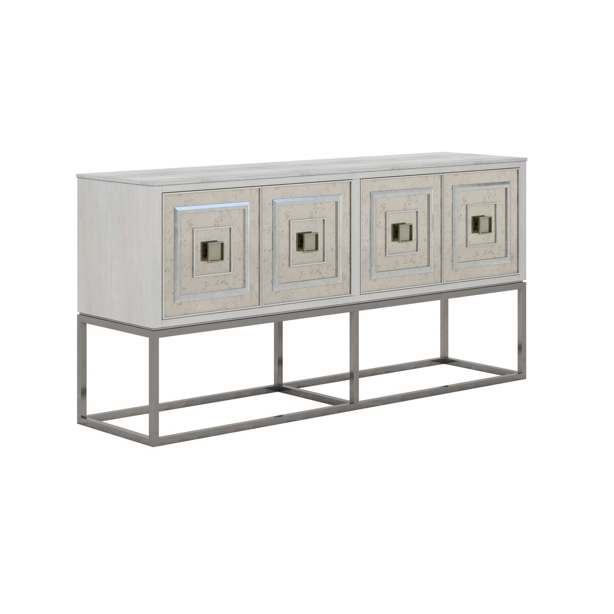 Mezzanine – Light Gray Accent/Media Console By Art Furniture