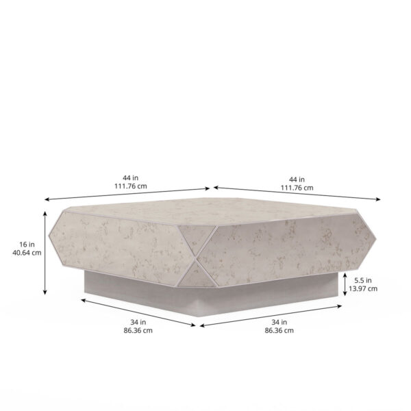 Mezzanine – Light Gray Square Cocktail Table By Art Furniture 12